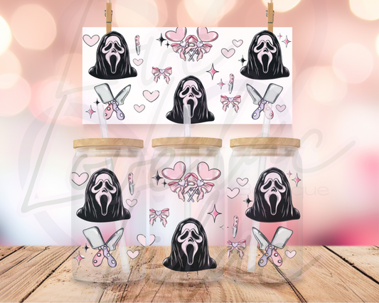 Horror 16oz Glass Tumbler