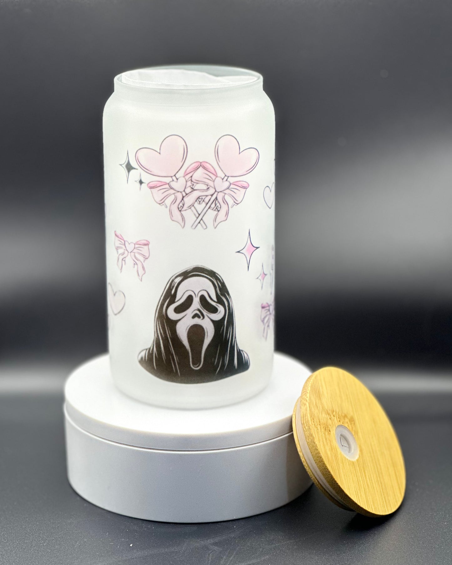 Horror 16oz Glass Tumbler