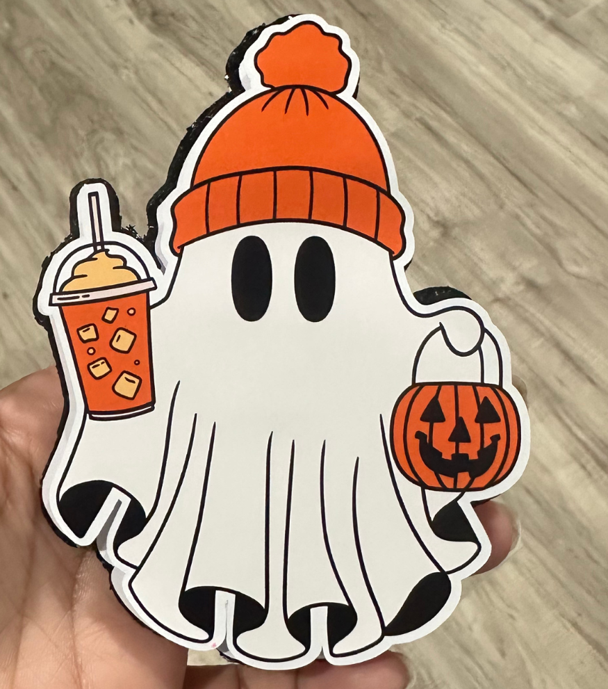 Trick or Treat Ghost Topper